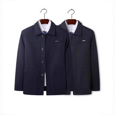 Chaqueta Casual Suelta con Solapa para Hombre - Estilo Moderno - Image 2