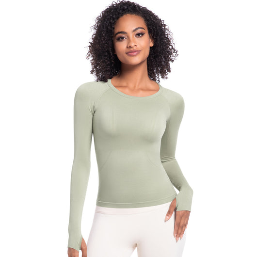 Conjunto Deportivo Yoga Transpirable sin Costuras para Mujer - Image 8