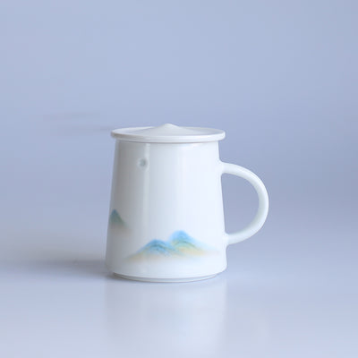 Taza Cerámica Río y Montaña Verde - Image 16