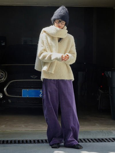 Pantalones Casuales Rectos Cómodos para Mujer con Abrigo Térmico - Image 18