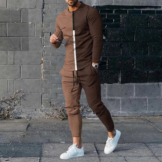 Traje Casual Hombre con Estampado 3D Digital - Manga Larga Oversize - Image 7