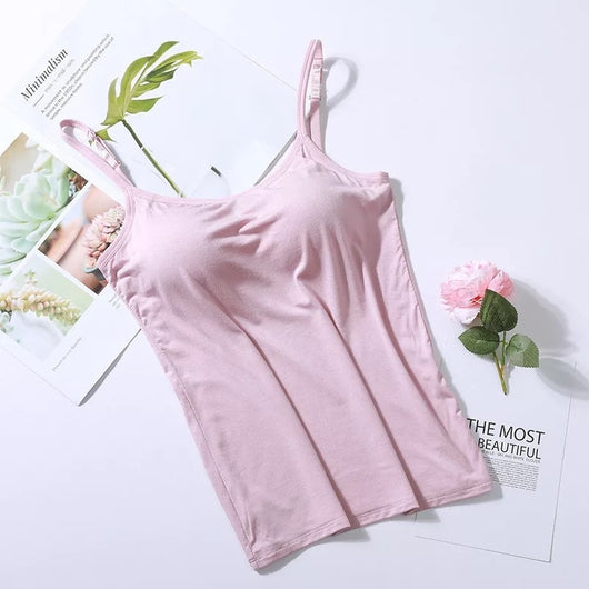 Chaleco Modal Ajustable para Mujer - Top Tubo Interior sin Sostén - Image 10