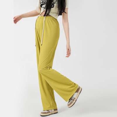 Pantalones Premamá Cómodos de Pierna Ancha sin Cintura Ajustable - Image 6