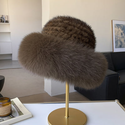 Gorro Bucket de Piel de Visón para Invierno - Calidez y Elegancia - Image 7