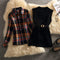Conjunto Dos Piezas: Suéter con Cuello Polo para Mujer