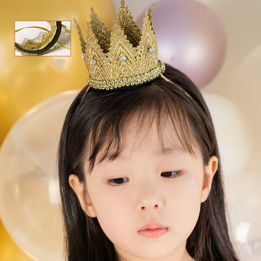 Diadema Corona para Bebé - Accesorio Elegante para el Primer Año