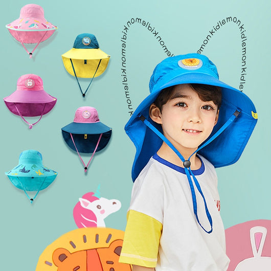 Sombrero de Ala Ancha para Niños - Protección Solar Verano - Image 12