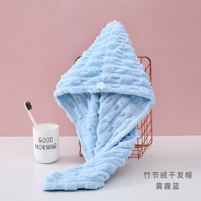 Toalla Turbante Absorbente Velvet para Secado Rápido de Cabello - Image 13
