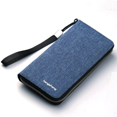 Cartera Clutch de Lona con Patrón Tide Brand para Hombre - Image 10