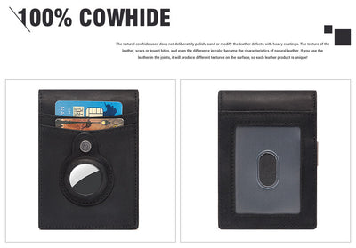 Billetera Minimalista de Cuero con Clip para Monedas y Protección RFID - Image 18