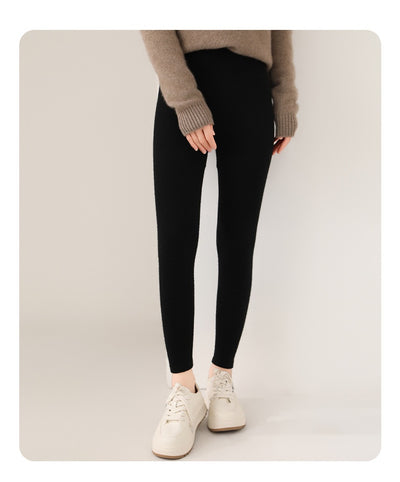 Leggings Térmicos de Lana Tejida sin Costuras - Cintura Alta Reductora - Image 19