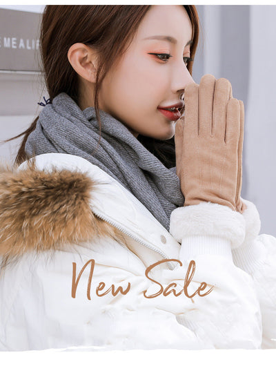 Guantes Térmicos para Esquí con Pantalla Táctil - Ante Cálido Invierno - Image 23