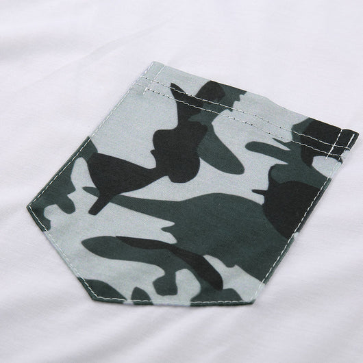 Remera Casual Hombre Cuello Redondo Camuflaje y Colores Lisos - Image 11