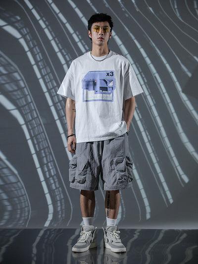 Camiseta Estampada de Algodón con Manga Corta - Image 8