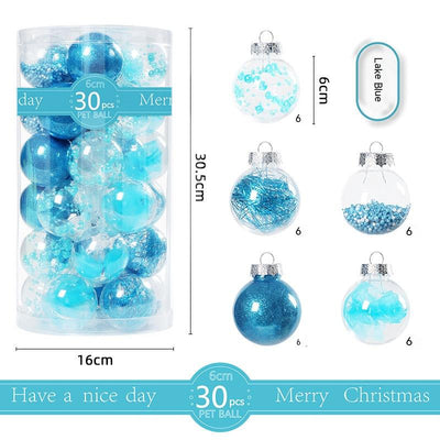Pack 30 Esferas Navideñas Transparentes para Árbol - Image 9