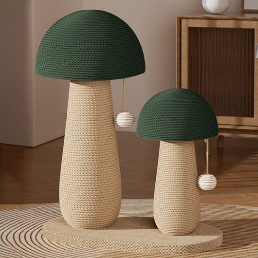 Rascador de Sisal Tipo Hongo para Gatos - Tabla Resistente sin Pelusa