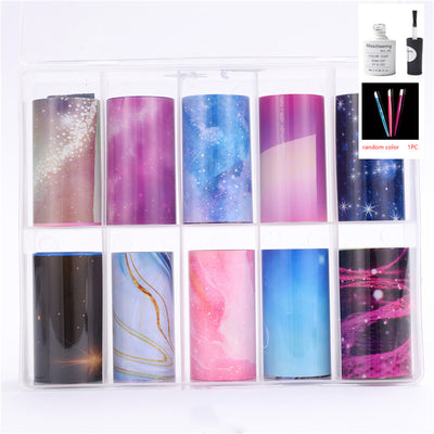 Set de 12 Láminas Decorativas para Uñas - Transferencias Nail Art - Image 28