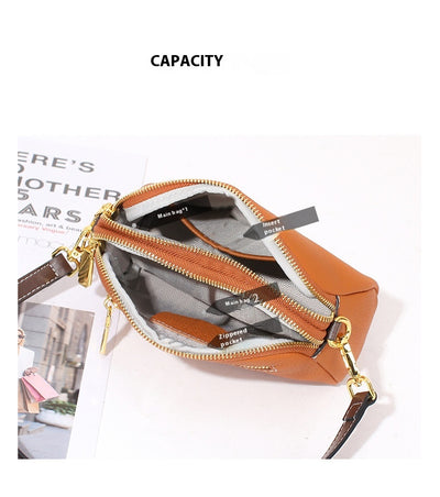 Bolso de Cuero Genuino Tipo Cartero Capacidad Extra Grande Multiuso - Image 13