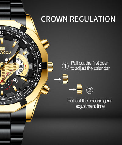 Reloj Deportivo Mecánico Multifunción con Esfera Luminosa - Image 8