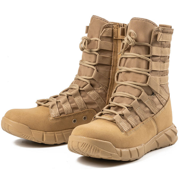 Botas Tácticas Desert Verde Caña Alta Ultraligeras