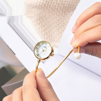 Reloj Pulsera Mujer con Esfera Nácar Perla - Image 3