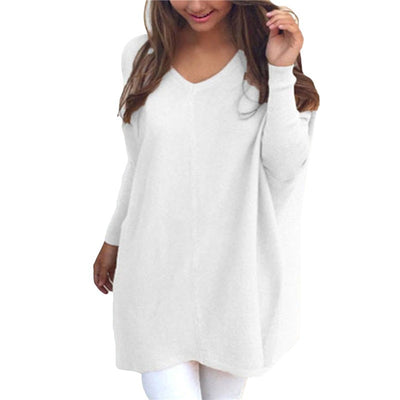 Suéter Fino Cuello V Manga Larga Mujer - Estilo Europeo y Americano - Image 11