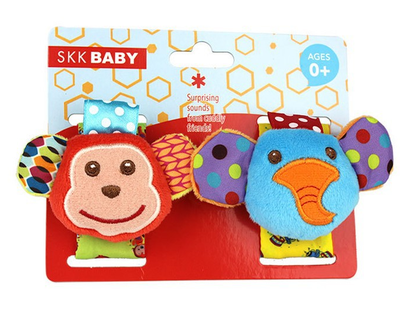 Sonajero Suave de Animales para Bebé 0-12 Meses con Correa para Muñeca y Pie - Image 12