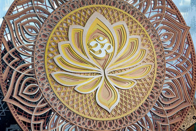 Cuadro Mandala de Madera - Arte Decorativo para Yoga, Meditación y Zen - Image 3