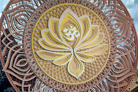 Cuadro Mandala de Madera - Arte Decorativo para Yoga, Meditación y Zen - Image 3