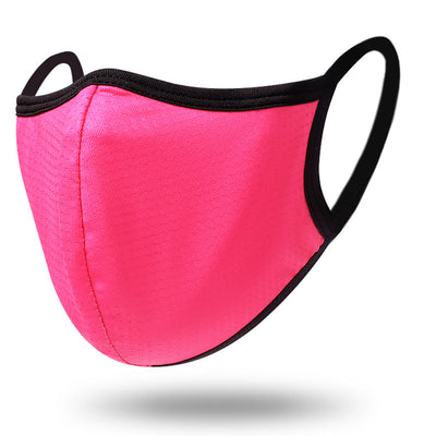 Black breathable polyester dust mask with textured fabric and ear loops, suitable for men and women in all seasons. - Image 6