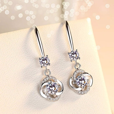 Aretes Trébol de Cuatro Hojas - Diseño Personalizado con Gancho de Hada - Image 11