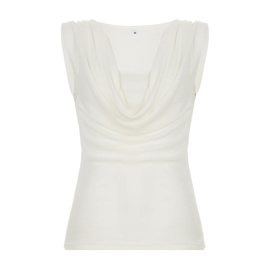 Chaleco Elegante con Cuello Postizo Desmontable - Image 6