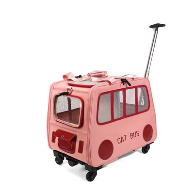 Carrito Transportín para Mascotas Plegable - Capacidad para Dos Gatos - Image 6