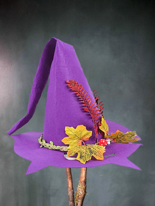 Sombrero de Bruja Moderno Lana Felt Punta - Disfraz Halloween Cálido Otoño Invierno - Image 8