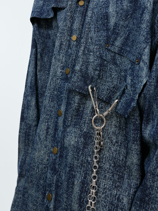 Camisa Retro Oversize de Manga Larga - Image 11