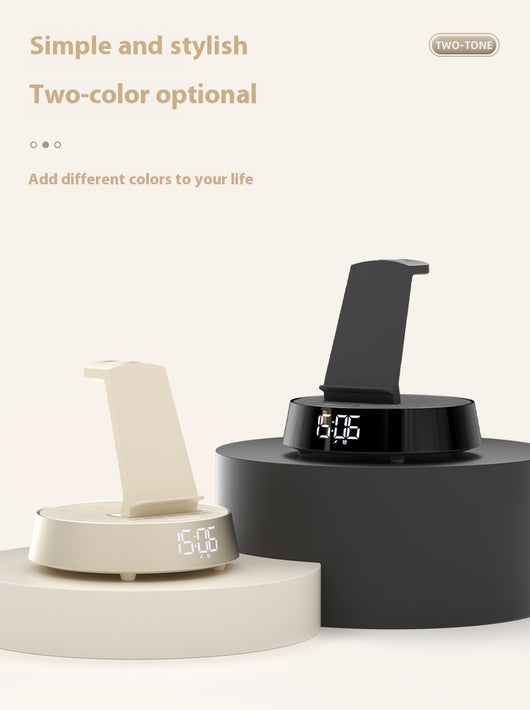 Reloj Despertador Inteligente con Altavoz Bluetooth y Auriculares Inalámbricos - Image 12