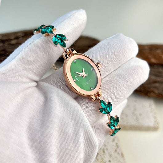Reloj Pulsera Ovalado de Lujo Retro - Cuarzo de Alta Gama para Mujer - Image 26