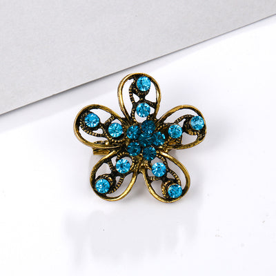 Broche de Aleación con Cristales de Fantasía Pequeño - Image 28