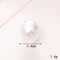 Jeans Button Hole Shoes Diy Accessories Bright Crystal Classic Estilo Ornament Accessories Upper Pearl Flower C459 Transparente