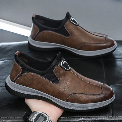 Zapatos de Cuero Suave Estilo Británico Transpirables para Hombre - Image 2