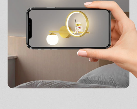 Lámpara Infantil Astronauta Galaxia - Luz de Noche para Dormitorio Niños - Image 25
