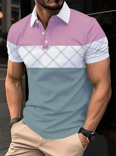 Polo Clásico de Manga Corta con Solapa para Hombre - Image 7