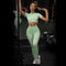 Conjunto Deportivo de Punto Liso para Yoga y Fitness