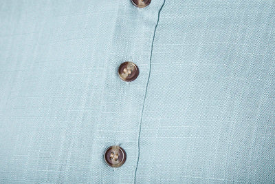 Camisa Casual Hombre Algodón Lino Cuello Mao Manga Larga Estilo Chino Tradicional - Image 6