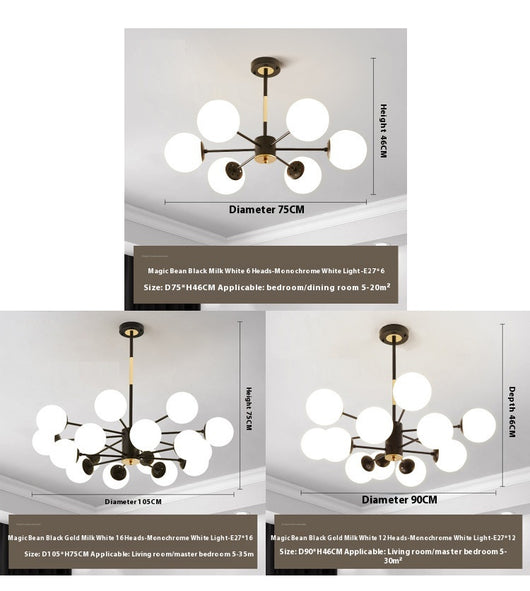 Lámpara de Lujo Minimalista para Sala de Estar - Image 15