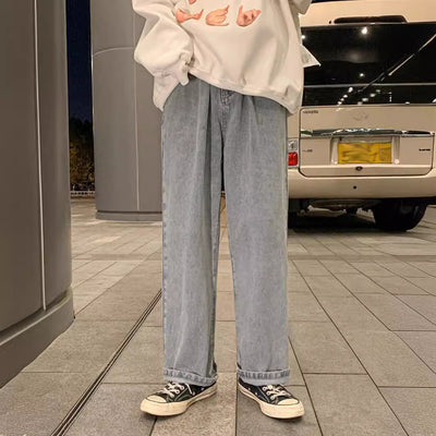 Pantalones Rectos Sueltos para Parejas - Estilo Trendy