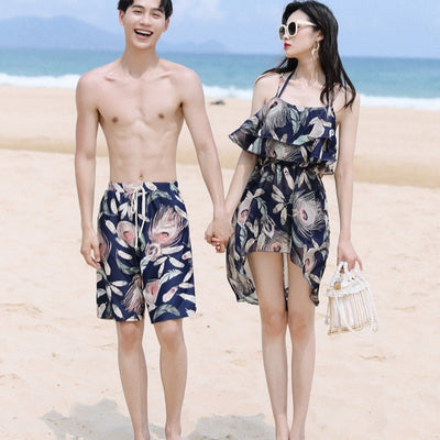 Traje de Baño para Parejas Luna de Miel Playa Vacaciones