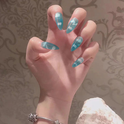 Parches de Uñas Postizas Efecto Gota de Agua - Image 9