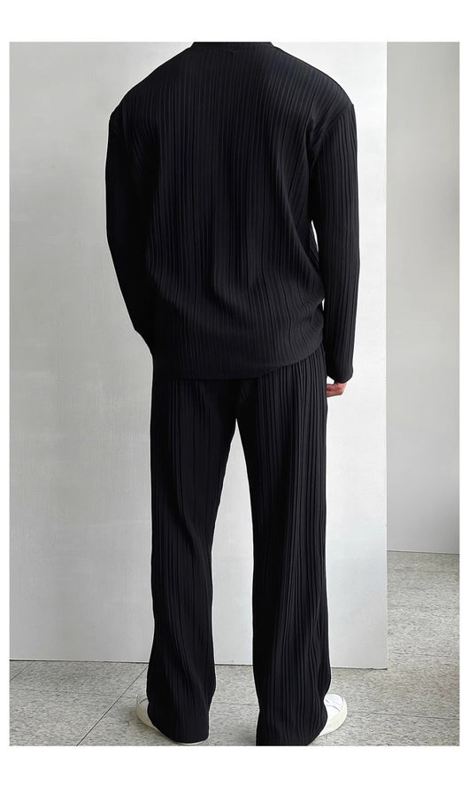 Traje Casual de Dos Piezas con Camisa de Manga Larga - Image 16