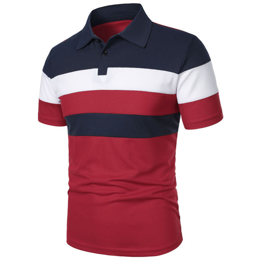 Camiseta Deportiva Hombre Rayas Pecho Contraste - Image 21